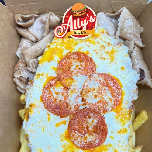 Ally’s Stirling  meat feast parmesan