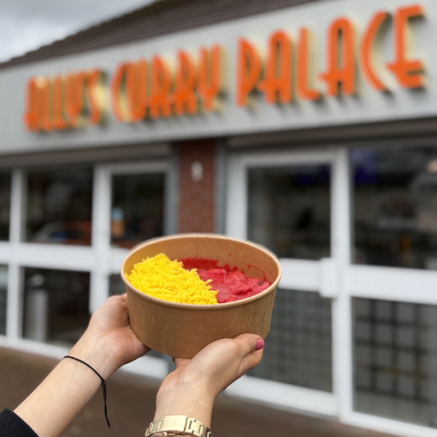 Ally’s Curry Palace & Desserts Stirling Chicken-Tikka-Wrap