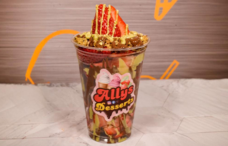 Ally’s Curry Palace & Desserts Stirling Creamy Ice Cream Sundaes